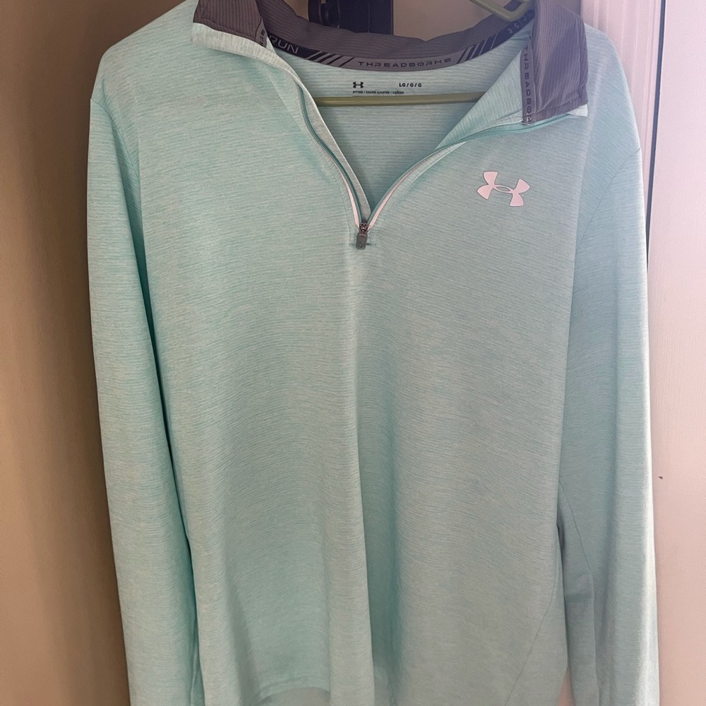 brand new quarter zip under armor jacket
